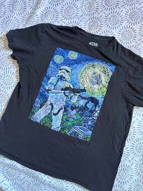 Star Wars Fifth Sun Stormtrooper Van Gogh Starry Night Graphic T-Shirt